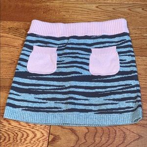 H&M Animal Print Sweater Skirt